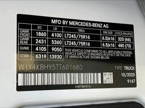 New 2026 Mercedes-Benz Sprinter 144 Cargo image 18