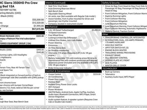 Used 2024 GMC Sierra 3500 Pro w/ X31 Off-Road Package image 31