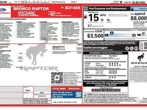 Used 2025 Ford Bronco Raptor AWD/4WD image 2