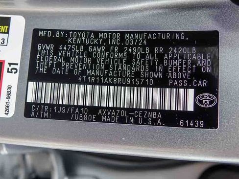 Used 2024 Toyota Camry LE w/ Convenience Package FWD image 25