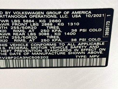 Certified 2022 Volkswagen Atlas SEL image 27