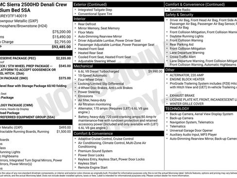 Used 2026 GMC Sierra 2500 Denali w/ Denali Reserve Package image 15