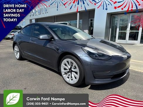 Used 2022 Tesla Model 3 Long Range AWD/4WD image 1