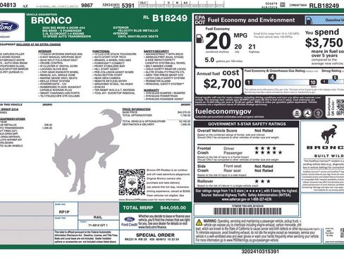 Used 2024 Ford Bronco Big Bend AWD/4WD image 6
