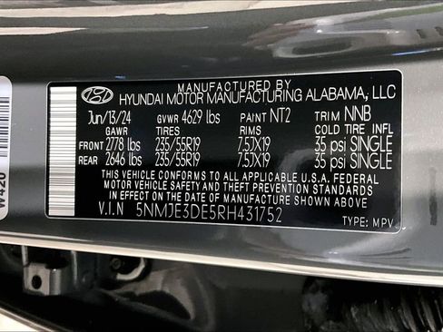 Used 2024 Hyundai Tucson Limited image 42