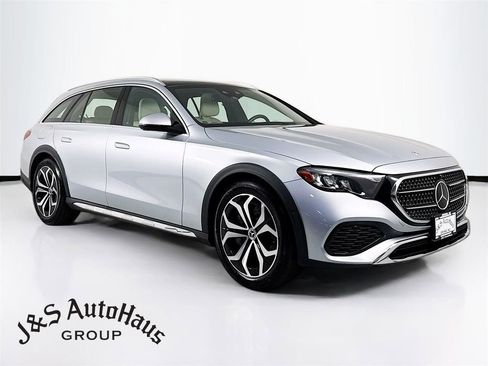 Used 2025 Mercedes-Benz E 450 4MATIC All-Terrain Wagon w/ Driver Assistance Package image 1