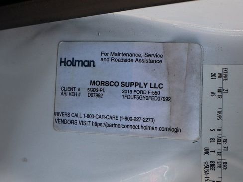 Used 2015 Ford F550 2WD Regular Cab Super Duty image 44