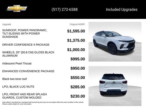 Used 2023 Chevrolet Blazer RS w/ Driver Confidence II Package AWD/4WD image 15