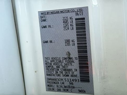 Used 2023 Nissan Maxima SV w/ Floor Mat Group image 30