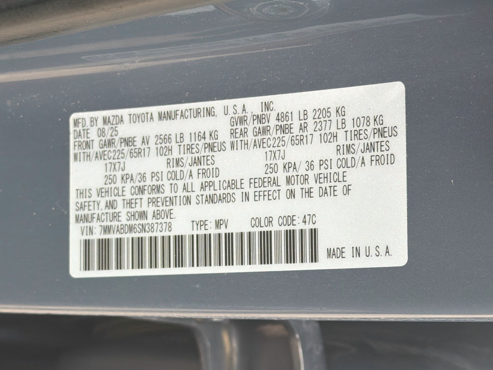 Used 2025 MAZDA CX-50 AWD 2.5 S w/ Premium Package image 12