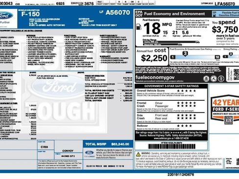 Used 2020 Ford F150 Lariat w/ Equipment Group 502A Luxury AWD/4WD image 27