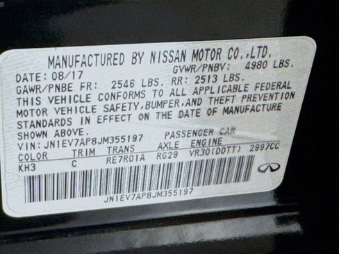Used 2018 INFINITI Q50 Luxe w/ Essential Package (3.0T Luxe) RWD image 41