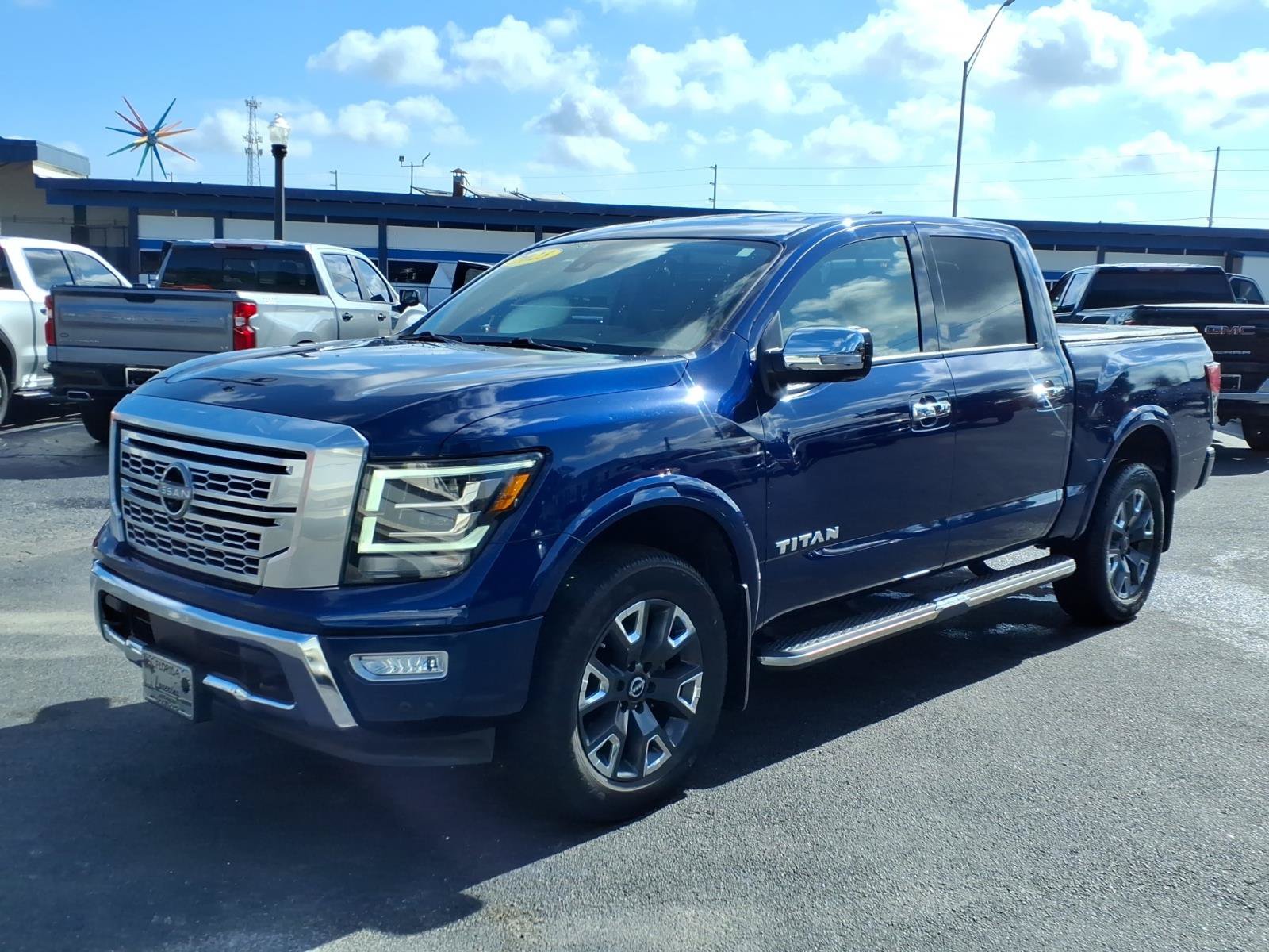 Used 2023 Nissan Titan Platinum Reserve w/ Off Road Protection Package AWD/4WD image 2