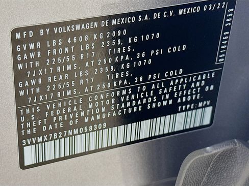 Used 2022 Volkswagen Taos S AWD/4WD image 44