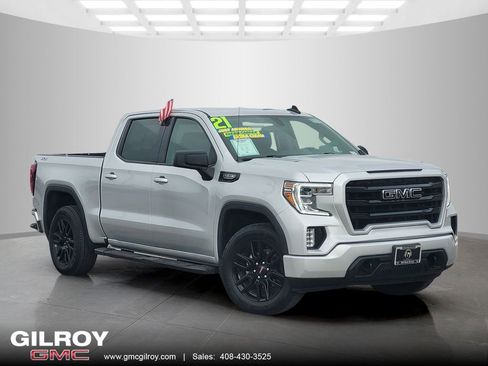 Used 2021 GMC Sierra 1500 Elevation w/ LPO, Elevation Black Package AWD/4WD image 1