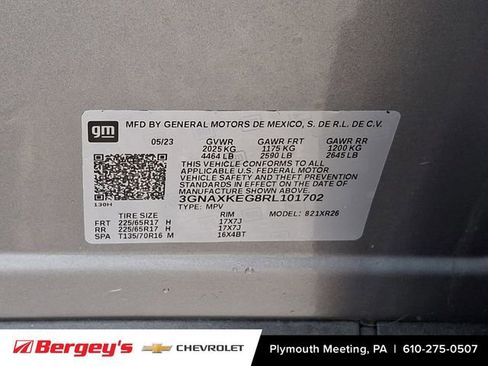 Used 2024 Chevrolet Equinox LT w/ LPO, Cargo Package FWD image 29