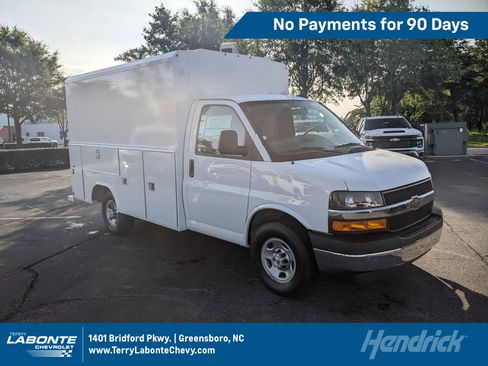 New 2025 Chevrolet Express 3500 w/ Power Convenience Package RWD image 1