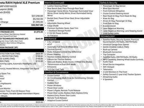 Certified 2025 Toyota RAV4 XLE Premium w/ Weather Package AWD/4WD image 8