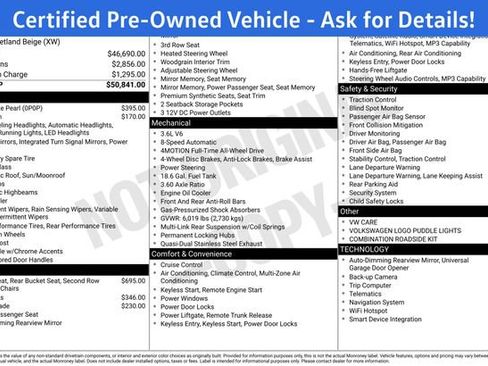 Certified 2023 Volkswagen Atlas SEL AWD/4WD image 6