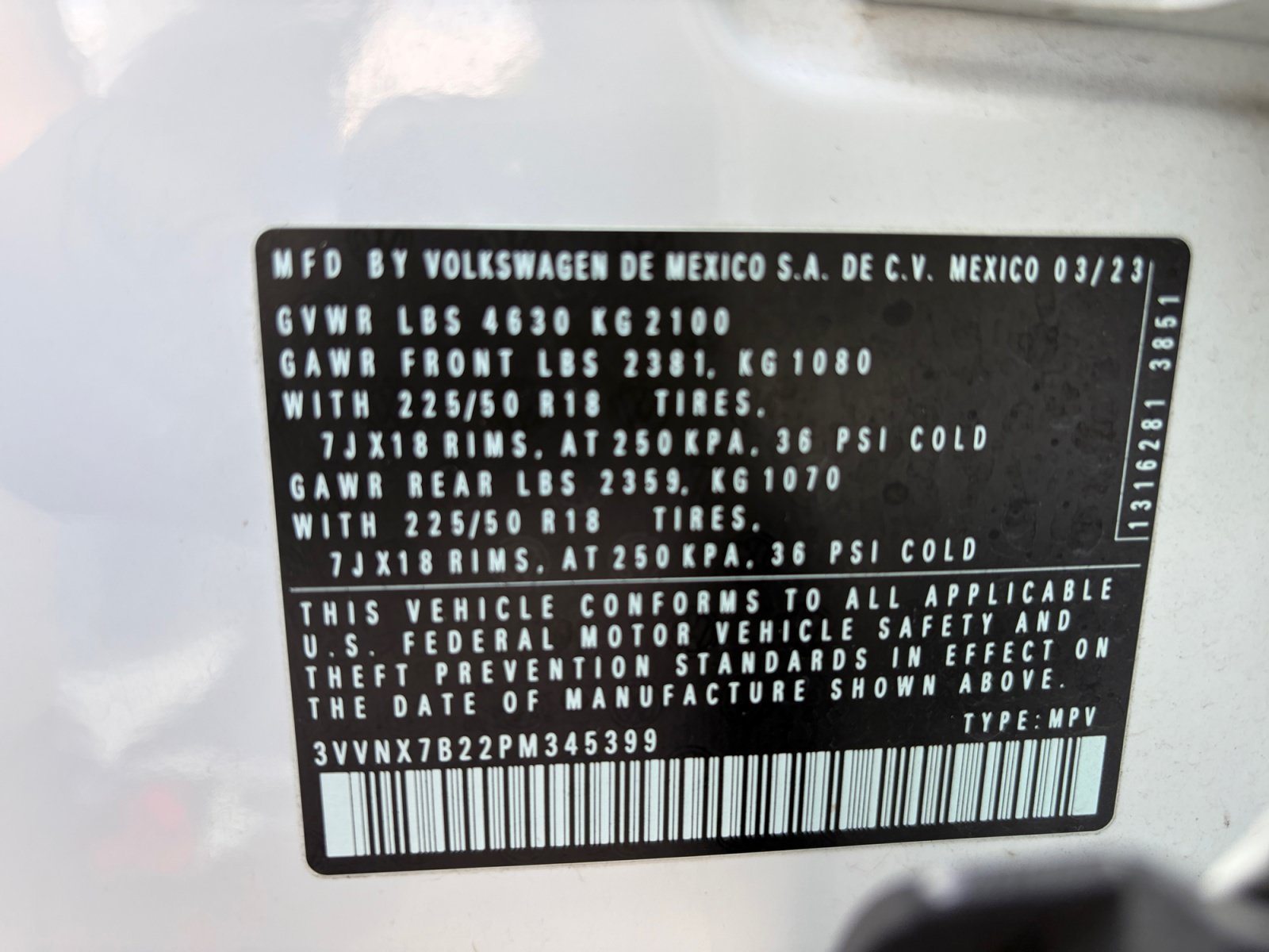 Used 2023 Volkswagen Taos SE w/ Panoramic Sunroof Package AWD/4WD image 25