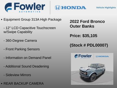Used 2022 Ford Bronco Outer Banks