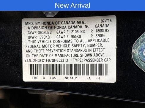 Used 2016 Honda Civic Touring image 23