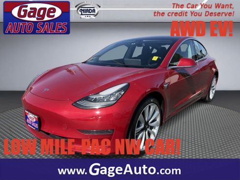 Used 2018 Tesla Model 3 AWD/4WD image 1