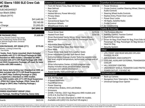 Used 2014 GMC Sierra 1500 SLE w/ SLE Value Package AWD/4WD image 8