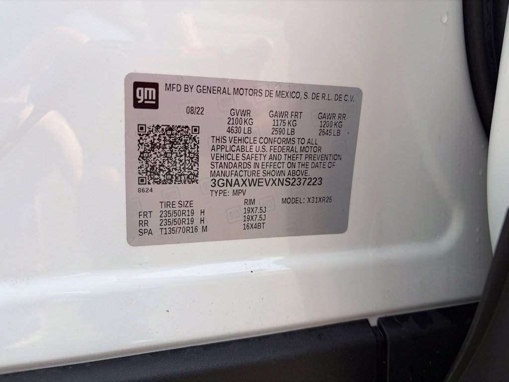 Used 2022 Chevrolet Equinox RS AWD/4WD image 11