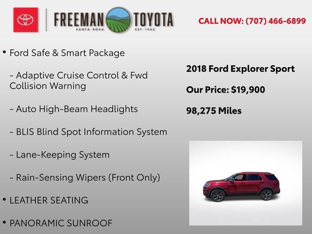 Used 2018 Ford Explorer Sport w/ Equipment Group 401A AWD/4WD image 10