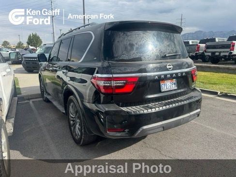 Used 2021 Nissan Armada Platinum w/ Captain's Chairs Package AWD/4WD image 1