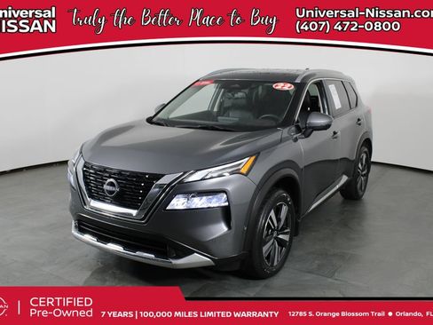 Used 2022 Nissan Rogue Platinum w/ Head-Up Display Package FWD image 1