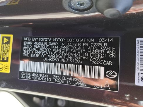 Used 2014 Lexus CT 200h w/ Seat Comfort Package FWD image 36