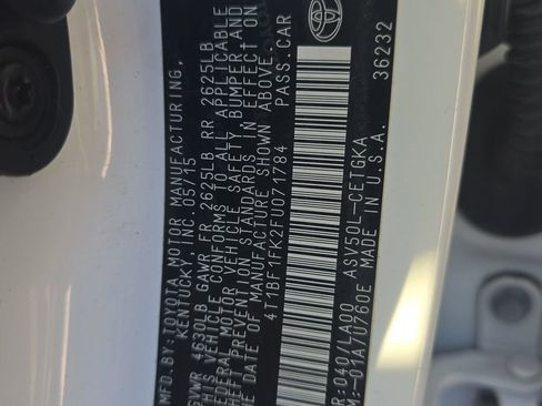 Used 2015 Toyota Camry XLE image 14