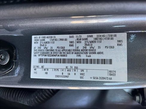 Used 2022 Ford F150 Lariat w/ Equipment Group 502A High AWD/4WD image 26