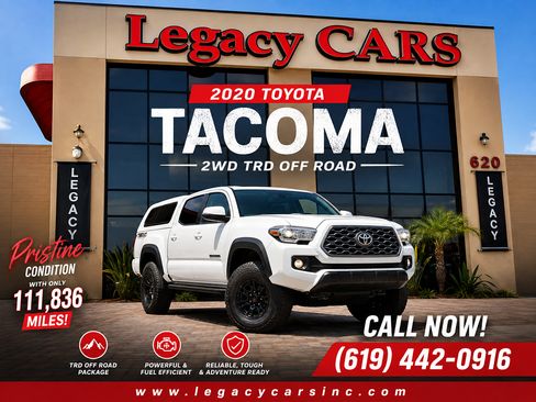 Used 2020 Toyota Tacoma TRD Off-Road w/ Technology Package RWD image 2