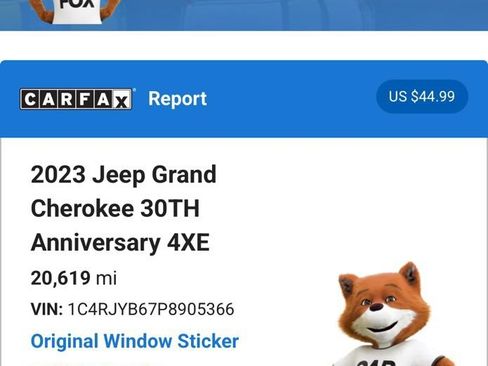 Used 2023 Jeep Grand Cherokee 30th Anniversary AWD/4WD image 7