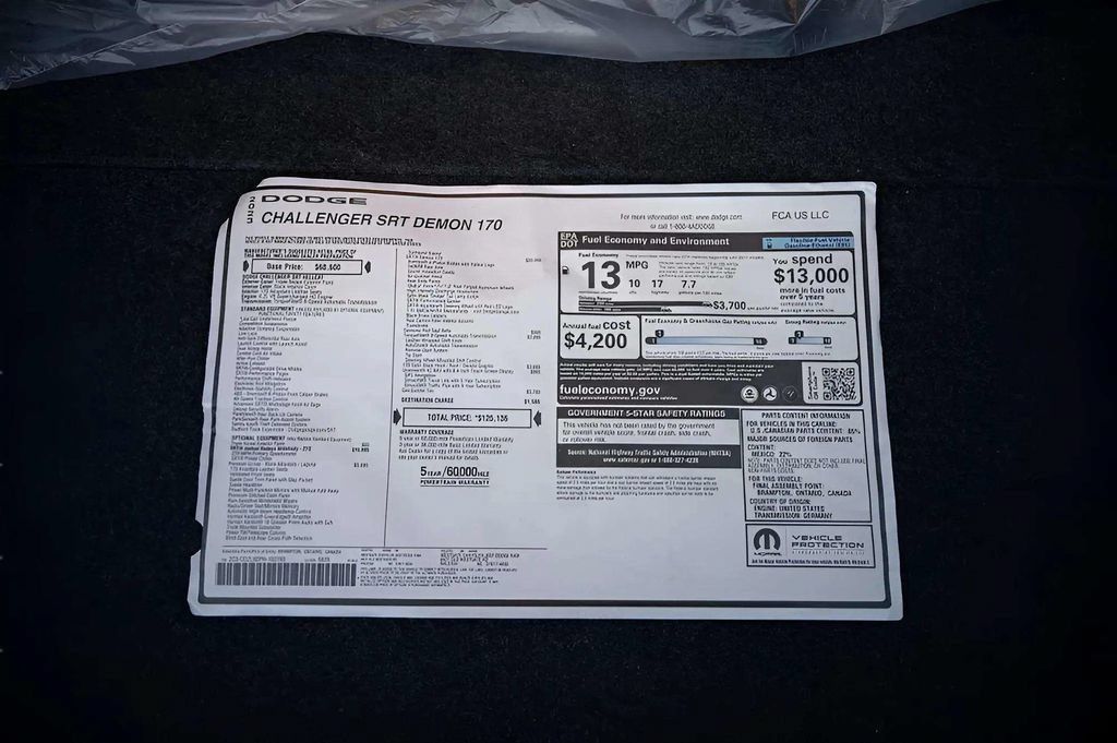 Used 2023 Dodge Challenger SRT Hellcat Redeye RWD image 87