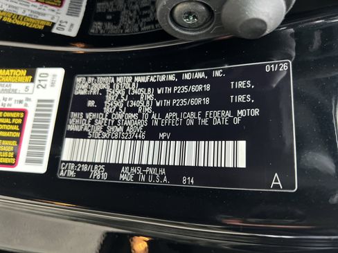 New 2026 Toyota Sienna Platinum image 8