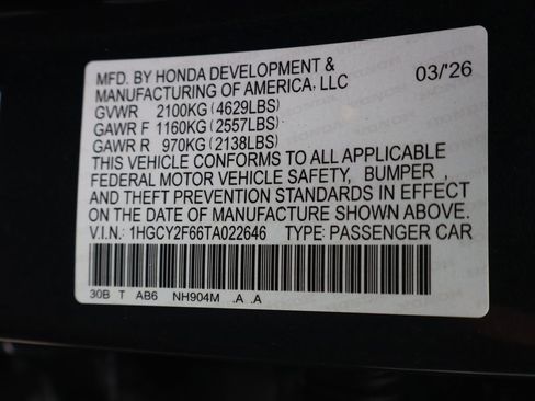New 2026 Honda Accord EX-L image 39