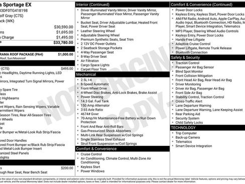 New 2026 Kia Sportage EX w/ EX Panorama Roof Package image 6