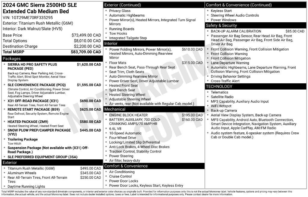 Used 2024 GMC Sierra 2500 SLE AWD/4WD image 2