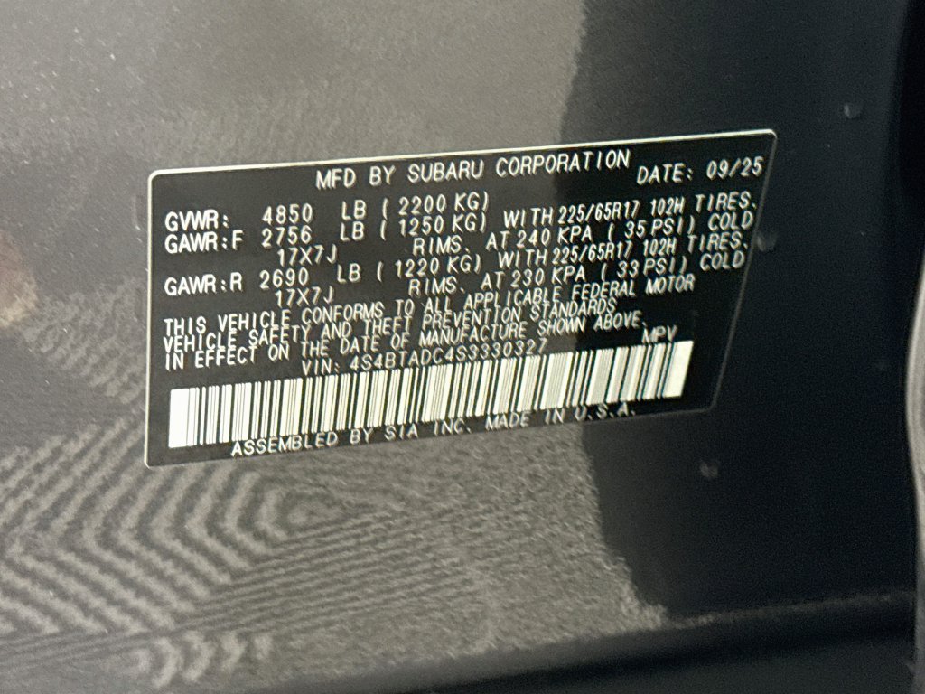Certified 2025 Subaru Outback Premium AWD/4WD image 34