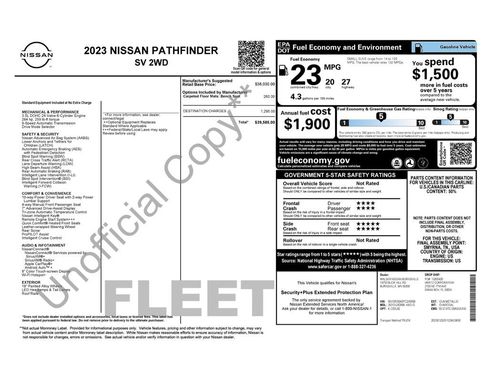 Used 2023 Nissan Pathfinder SV image 10
