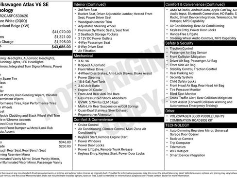 Used 2023 Volkswagen Atlas SE FWD image 12