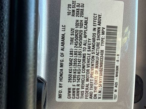 Used 2021 Honda Pilot Touring image 30