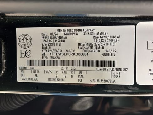 Used 2024 Ford F150 XLT w/ Equipment Group 302A MID AWD/4WD image 27