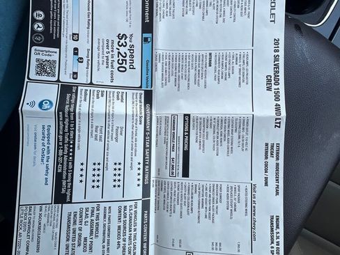 Used 2018 Chevrolet Silverado 1500 LTZ w/ Sport Package image 7