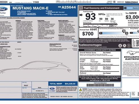 Used 2022 Ford Mustang Mach-E Premium w/ Ice White Appearance Package image 14
