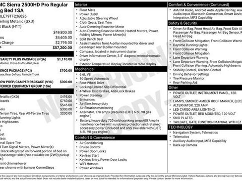 New 2026 GMC Sierra 2500 Pro w/ 1SA Pro Safety Plus Package AWD/4WD image 25